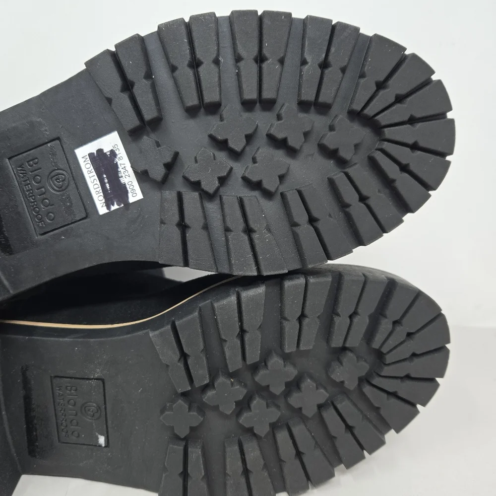 Blondo Waterproof Womens Booties Sz 7M Black Suede Chelsea Ankle Pull On Casual - Picture 7 of 11